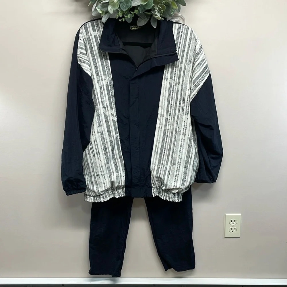 Vintage Australian Diablo Windbreaker Track Suit Pants and Jacket Set S